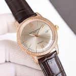 TW Factory Vacheron Constantin Patrimony 9015 Movement 40mm Italian Cowhide Leather Strap Watch